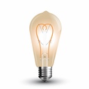 ¬[VZ14440] BOMBILLA LED V-TAC E27 ST64 5W FILAMENT 300LM 2200K
