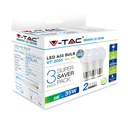 ¬[VZ14532] BOMBILLA LED 5W E27 A55 TERMOPLÁSTIC (3 UNID./PACK)  2700K