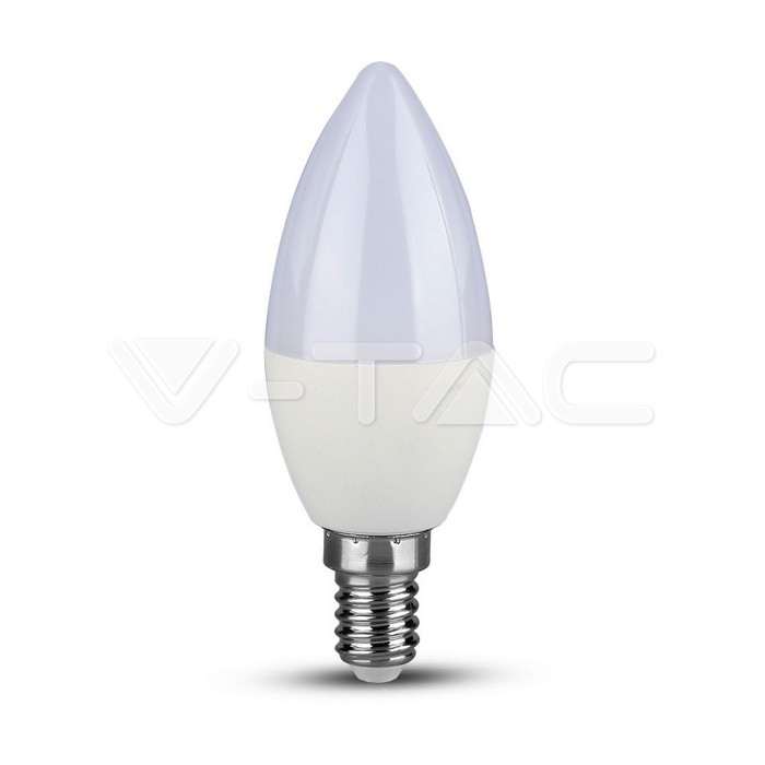 ¬[VZ14584] BOMBILLA LED 5.5W 2 UNID./BLÍSTER E14 VELA 4000K