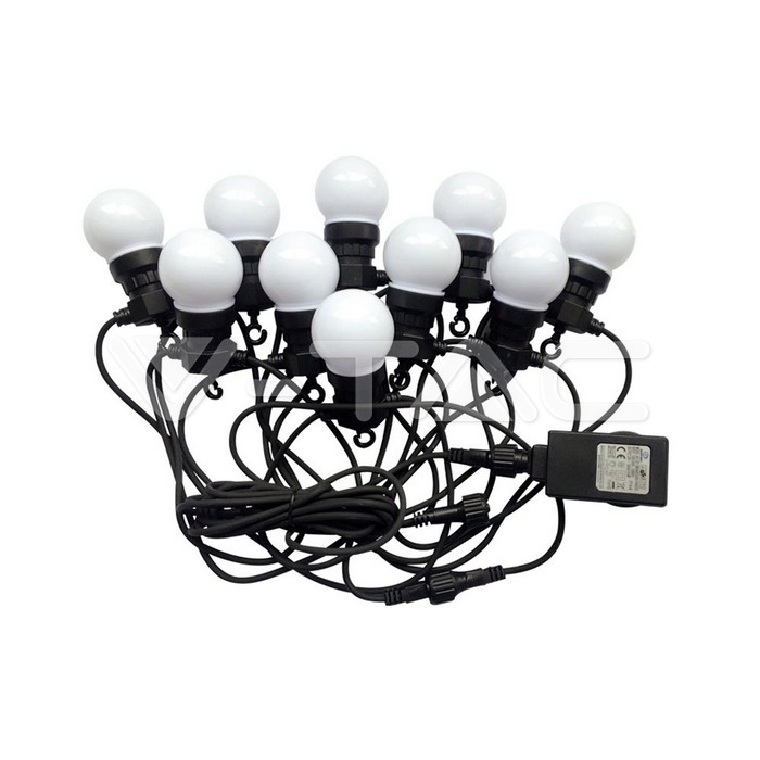 ¬[VZ14872] GUIRNALDA LED 5M. 10 BOMBILLAS X 0.5W 3000K