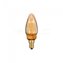 ¬[VZ14944] BOMBILLA LED V-TAC E14 TIPO VELA 2W FILAMENT 65LM 1800K