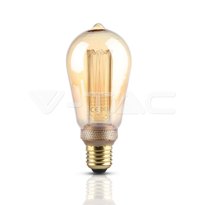 ¬[VZ14948] BOMBILLA LED V-TAC E27 ST64 4W FILAMENT 200LM 1800K