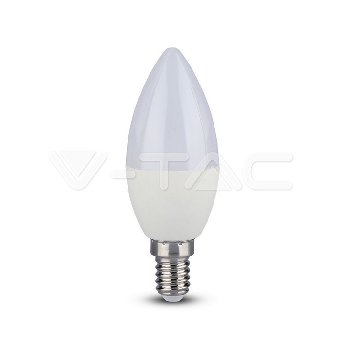 ¬[VZ14988] BOMBILLA LED V-TAC E14 C37 5.5W SMD 470LM 200° 3000K