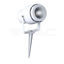¬[VZ15094] PIQUETA DE JARDÍN LED 12W CUERPO BLANCO 3000K