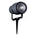 ¬[VZ15100] PIQUETA DE JARDÍN LED 12W CUERPO GRIS 3000K