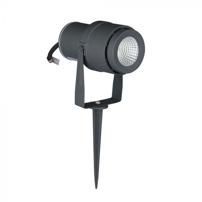 ¬[VZ15102] PIQUETA DE JARDÍN LED 12W CUERPO GRIS 4000K