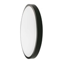¬[VZ15272] PLAFÓN LED 24W REDONDO MARCO NEGRO IP44 3000K