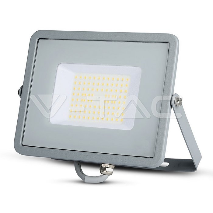 ¬[VZ1530] PROYECTOR LED 50W SMD CHIP SAMSUNG ULTRA FINO GRIS 120 LM/W 6400K