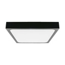 ¬[VZ15348] PLAFÓN LED 30W SENSOR DE MICROONDAS CUADRADO MARCO NEGRO IP44 4000K