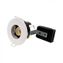 ¬[VZ153562] DOWNLIGHT PARA GU10 CON CLASIFICACIÓN CONTRA FUEGO SIN CANALES IP20 BISEL BLANCO
