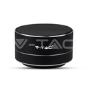 ¬[VZ15424] ALTAVOZ BLUETOOTH DE METAL MIC & TARJETA TF BATERÍA 400MAH COLOR NEGRO
