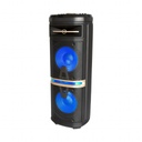 ¬[VZ15468] ALTAVOZ PORTÁTIL RECARGABLE 120W WIRELESS + MICRÓFONO CON CABLE RF CONTROL RGB 2*10 PULGADAS