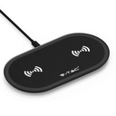 ¬[VZ15482] ALMOHADILLA DE CARGA INALÁMBRICA 10W NEGRA
