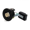 ¬[VZ15582] ACCESORIO GU10 CON CONTRA INCENDIOS SIN CANALES INCLINABLES IP20 NEGRO