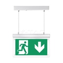 ¬[VZ16200] LUZ DE EMERGENCIA LED 2W SALIDA SUSPENDIDA EN SUPERFICIE 6000K