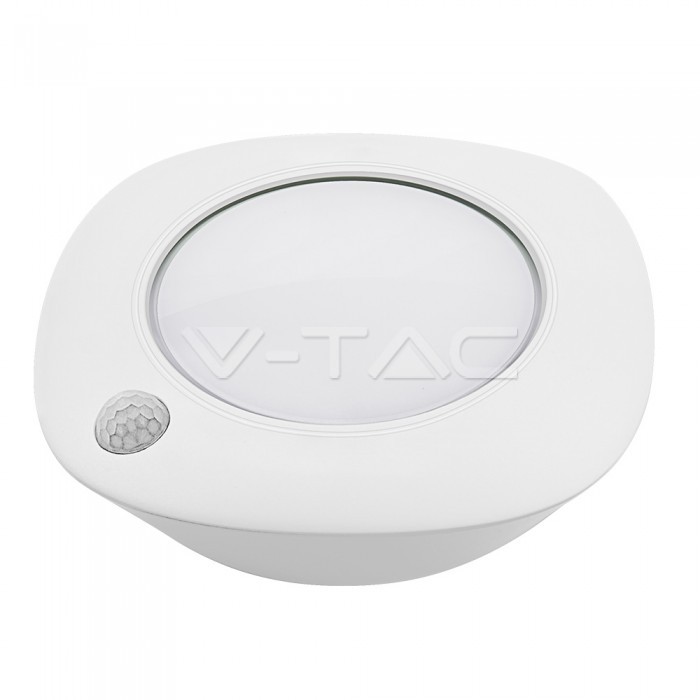 ¬[VZ1626] LUZ LED PARA ARMARIO CON SENSOR PIR/CDS CHIP SAMSUNG 1.5W REDONDO 4000K