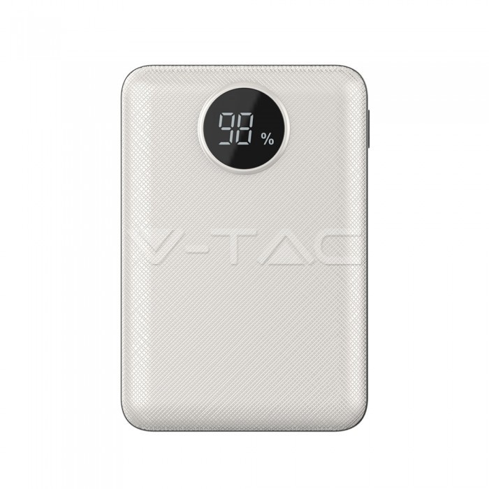 ¬[VZ16374] POWER BANK 10000MAH BATERÍA PORTABLE COLOR BLANCO