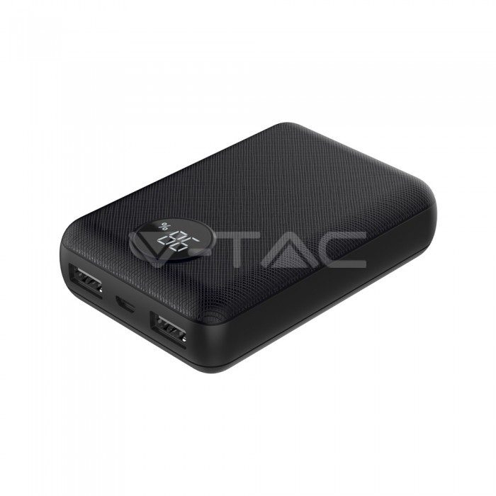 ¬[VZ16376] POWER BANK 10000MAH BATERÍA EXTERNA PORTABLE COLOR NEGRO
