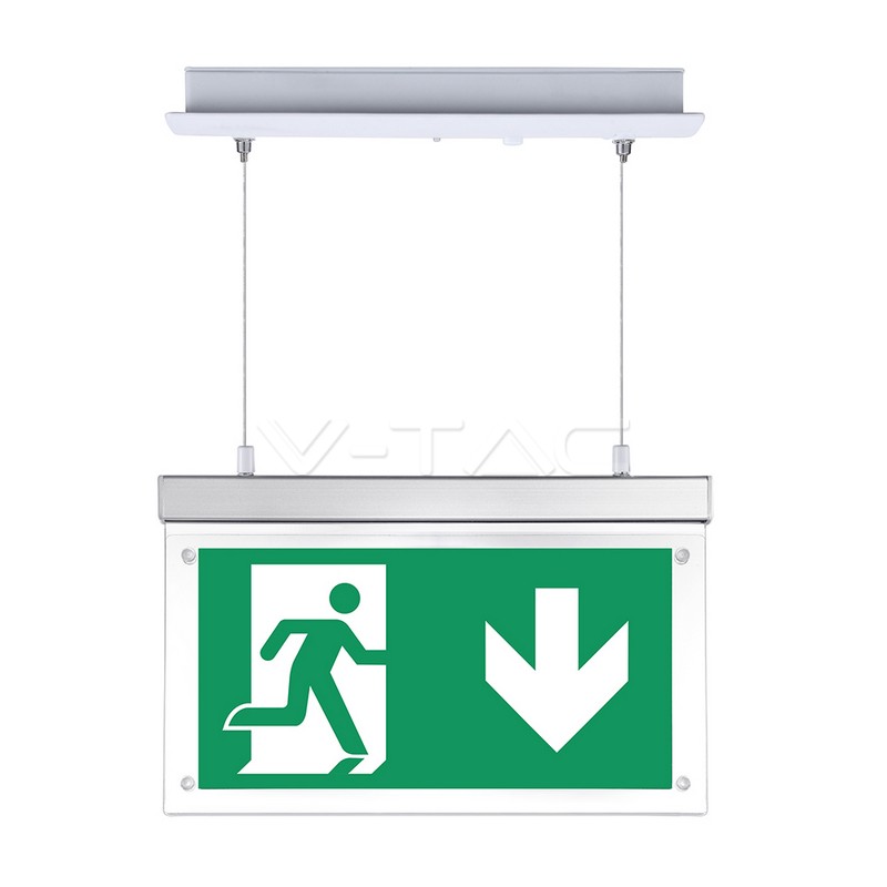 ¬[VZ16400] LUZ DE EMERGENCIA LED COLGANTE DE EMPOTRAR 24H 2W