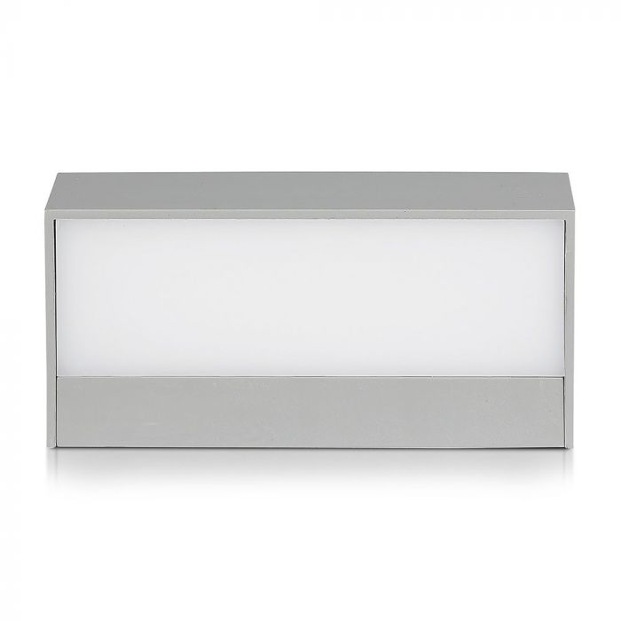 ¬[VZ16482] APLIQUE PARA EXTERIOR LED 9W UP/DOWN CUERPO GRIS IP65 6400K