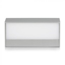 ¬[VZ16482] APLIQUE PARA EXTERIOR LED 9W UP/DOWN CUERPO GRIS IP65 6400K