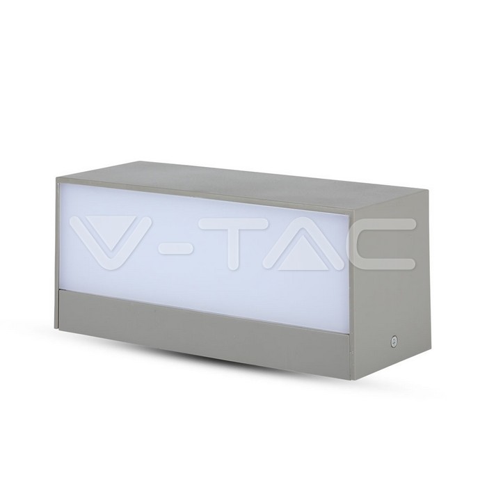 ¬[VZ16484] APLIQUE PARA EXTERIOR LED 12W UP/DOWN CUERPO GRIS 3000K