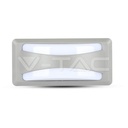 #[VZ16490] APLIQUE PARA EXTERIOR LED 12W CON MAMPARA CUERPO GRIS IP65 3000K