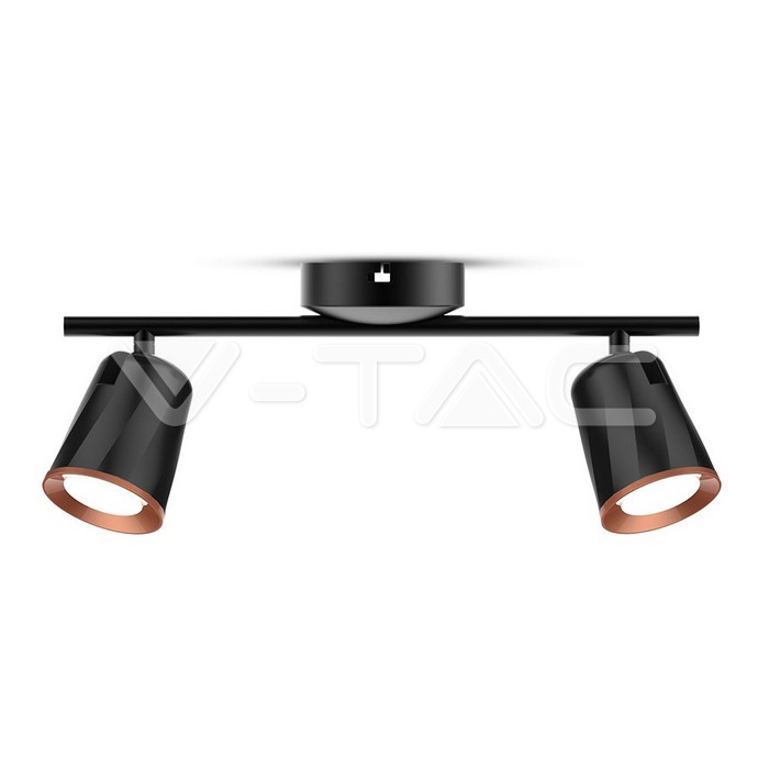 ¬[VZ16510] APLIQUE LED DE TECHO 6W CUERPO NEGRO 3000K