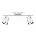 ¬[VZ16512] APLIQUE LED DE TECHO 6W DOBLE FOCO CUERPO BLANCO 4000K