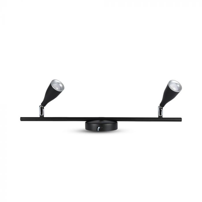 ¬[VZ16538] APLIQUE LED DE TECHO 4.5W DOBLE FOCO CUERPO NEGRO 4000K