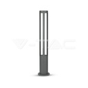 ¬[VZ16660] BALIZA DE JARDÍN LED 10W CUERPO GRIS ALTURA 80CM 6400K