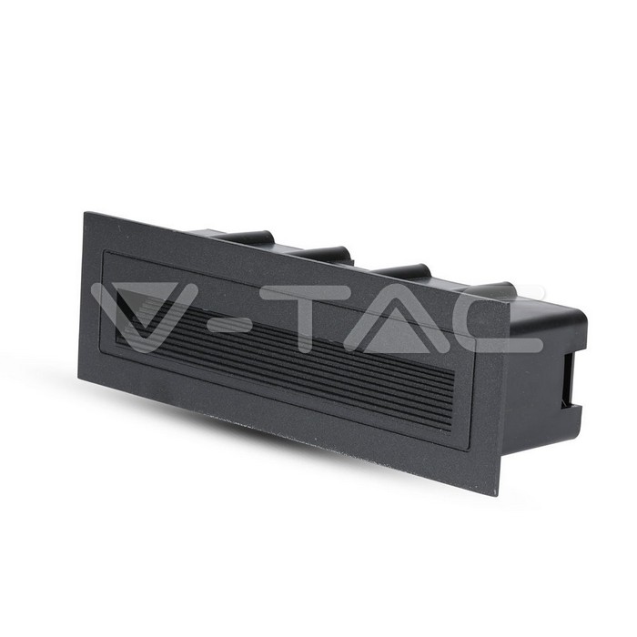 ¬[VZ16696] BALIZA DE SEÑALIZACIÓN LED 6W CUERPO NEGRO 3000K