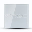 ¬[VZ16838] INTERRUPTOR TÁCTIL 3 SALIDAS WIFI COMPATIBLE CON GOOGLE HOME Y AMAZON ALEXA BLANCO