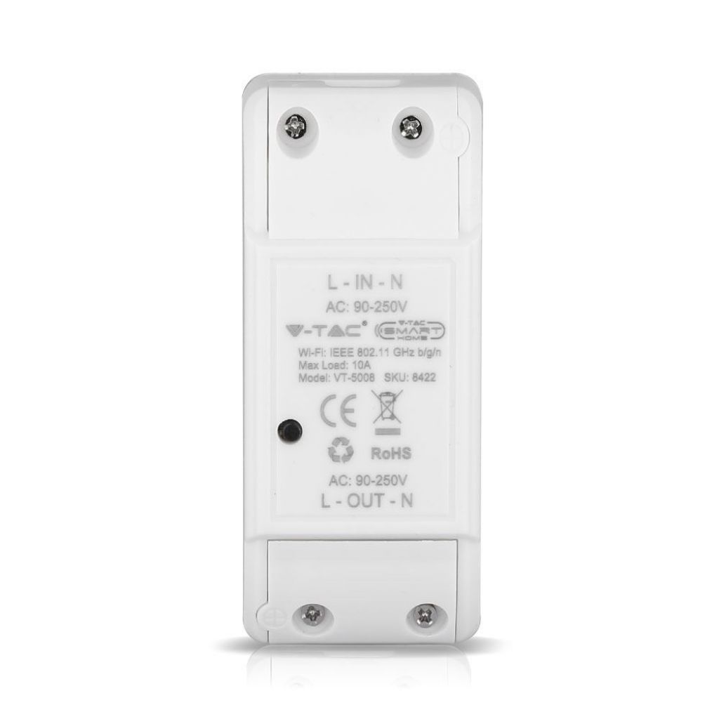 ¬[VZ16844] INTERRUPTOR INALÁMBRICO WIFI COMPATIBLE CON GOOGLE HOME Y AMAZON ALEXA 