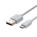 ¬[VZ16960] MICRO CABLE USB 1M. BLANCO PEARL SERIES