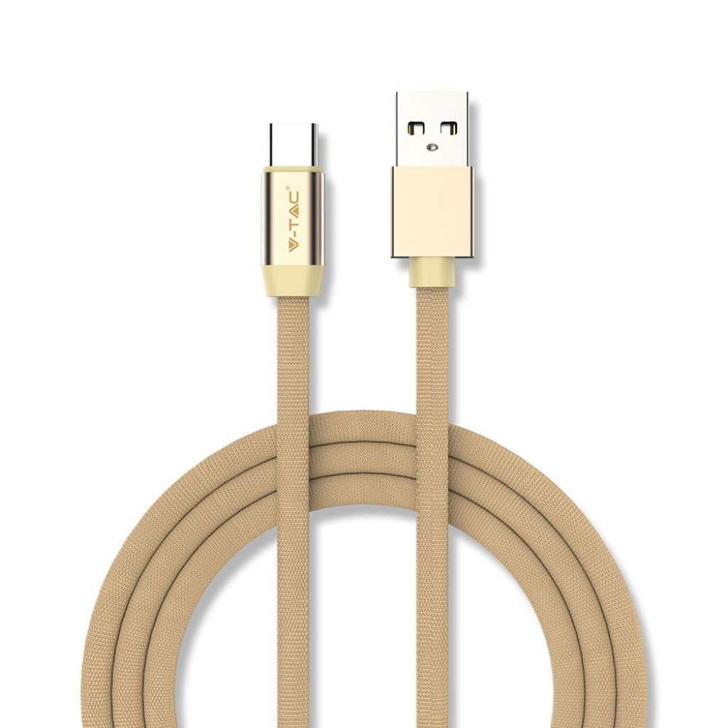¬[VZ16998] CABLE USB 1M. TIPO C ORO RUBY SERIES