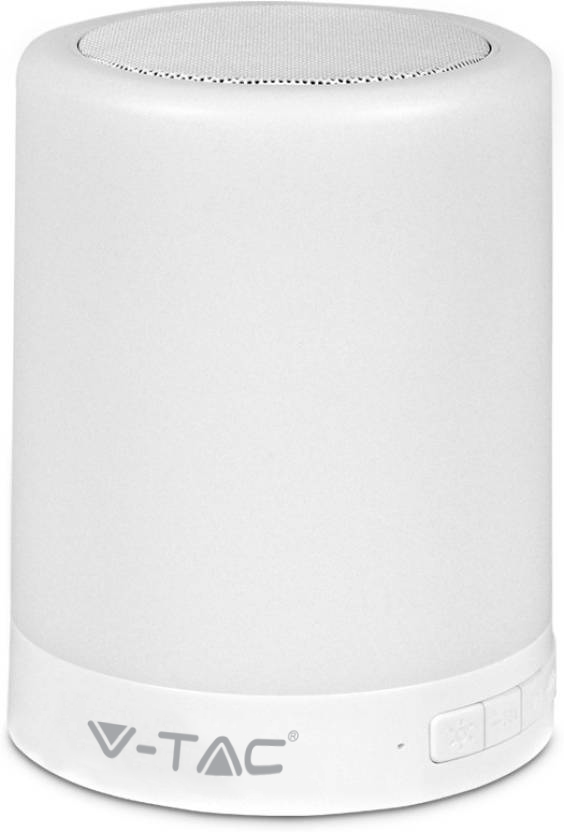 ¬[VZ17032] LÁMPARA+ALTAVOZ BLUETOOTH PORTÁTIL 3W 3000K+RGB REGULABLE
