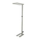 ¬[VZ17042] LÁMPARA DE PIE LED 80W REGULABLE MEDIANTE TACTO COLOR PLATA 4000K