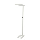 ¬[VZ17044] LÁMPARA DE PIE LED 80W REGULABLE MEDIANTE TACTO CUERPO BLANCO 4000K