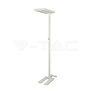 ¬[VZ17048] LÁMPARA DE PIE LED 80W REGULABLE CUERPO BLANCO REDONDO 4000K