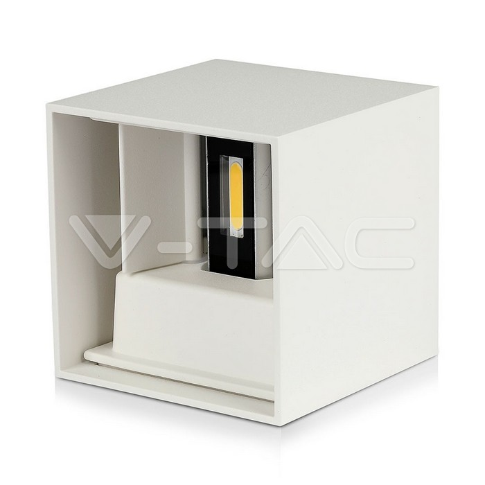 ¬[VZ17056] APLIQUE DE PARED LED 12W CHIP BRIDGELUX CUERPO BLANCO CUADRADO 4000K