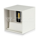 ¬[VZ17056] APLIQUE DE PARED LED 12W CHIP BRIDGELUX CUERPO BLANCO CUADRADO 4000K