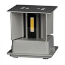 ¬[VZ17064] APLIQUE LED 12W CUADRADO CUERPO GRIS 4000K