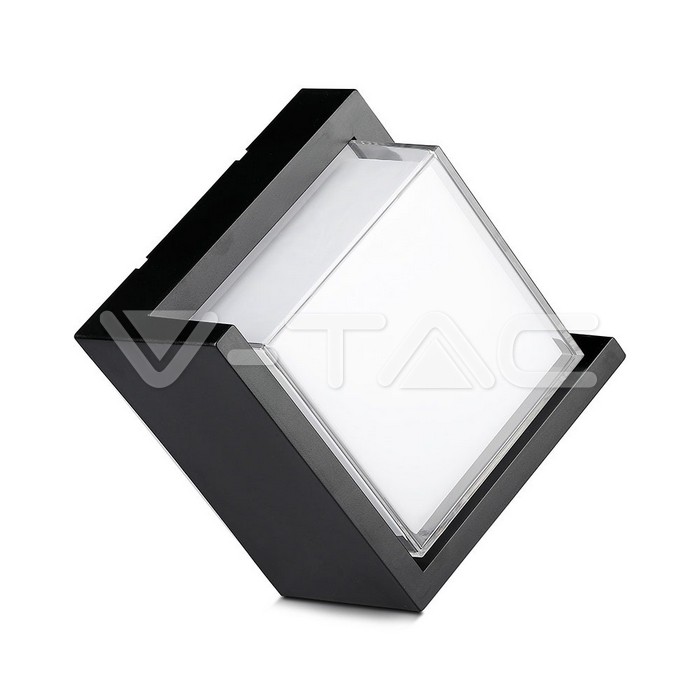 ¬[VZ17080] APLIQUE  DE PARED LED 12W CUERPO NEGRO CUADRADO 4000K