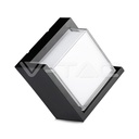¬[VZ17080] APLIQUE  DE PARED LED 12W CUERPO NEGRO CUADRADO 4000K