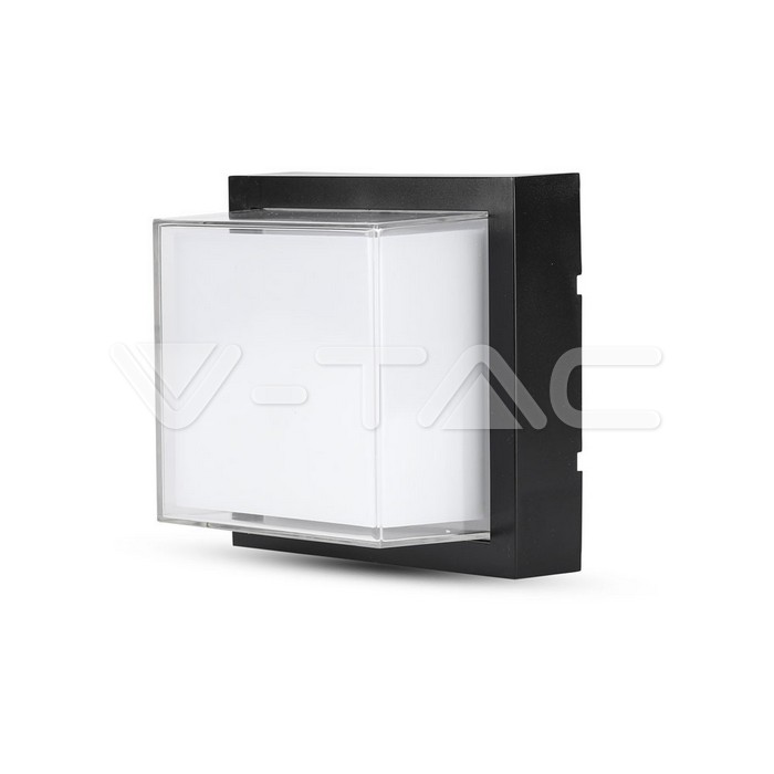 ¬[VZ17088] APLIQUE DE PARED LED 12W CUERPO NEGRO CUADRADO 4000K