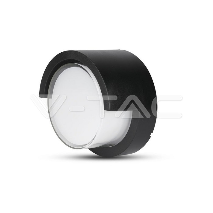¬[VZ17218] APLIQUE DE PARED 7W LED CUERPO NEGRO REDONDO 3000K