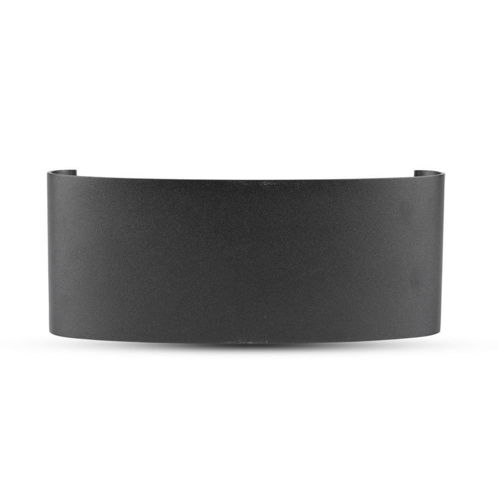 ¬[VZ17240] APLIQUE DE PARED 8W ARRIBA-ABAJO CUERPO NEGRO IP54 4000K