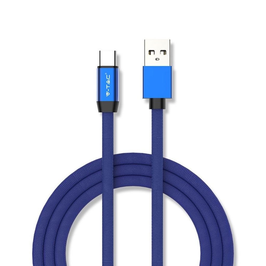 ¬[VZ17260] CABLE USB 1M. TIPO C AZUL RUBY SERIES