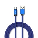 ¬[VZ17260] CABLE USB 1M. TIPO C AZUL RUBY SERIES